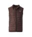 Doudoune sans manches marron homme schott oaklandvrs-1