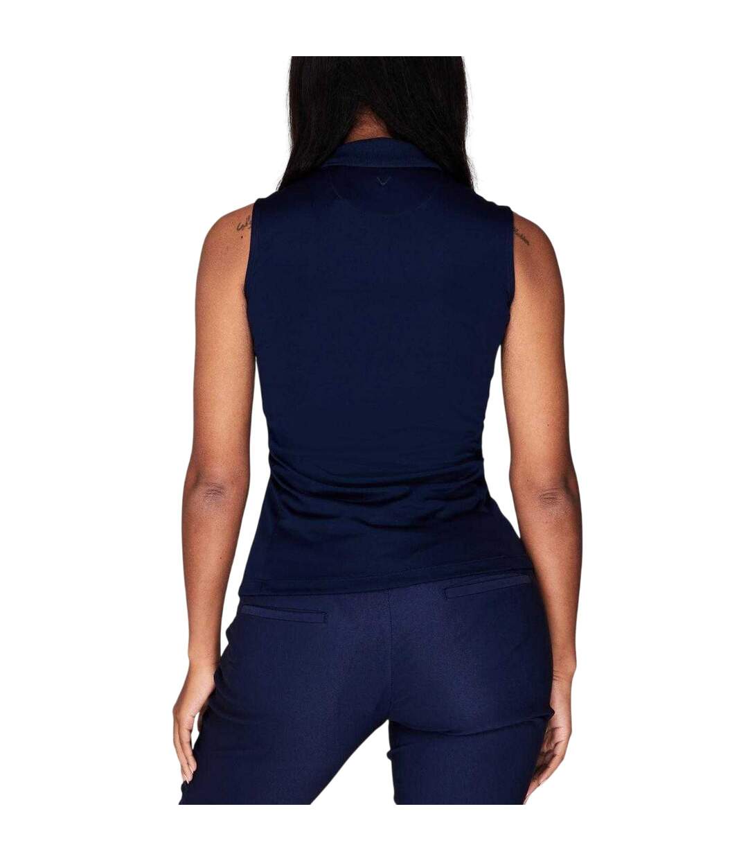 Polo Sans Manches Femme Bleu Violacé Callaway-4