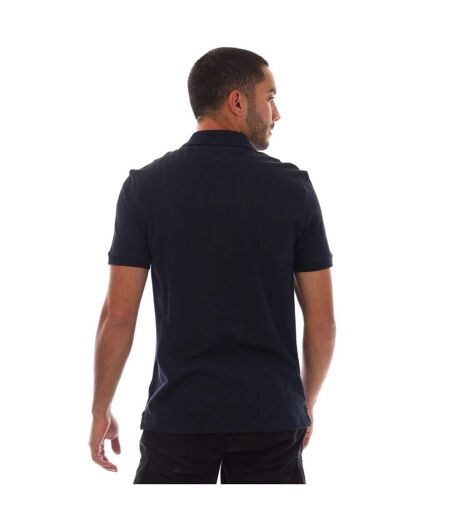 Mens Embroidered Logo Polo Shirt Navy Tommy Jeans