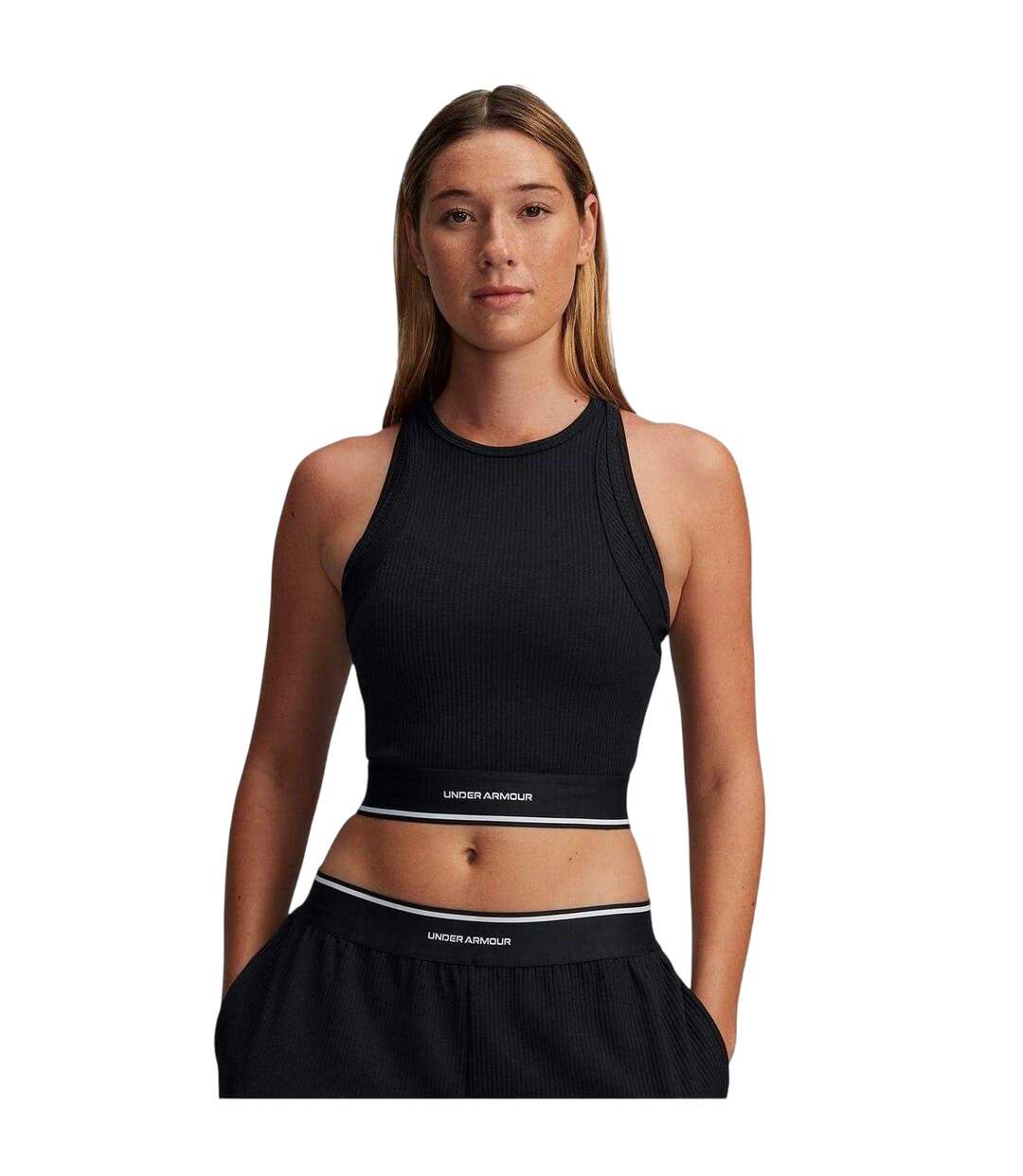 Débardeur Sans Manches Meridian Femme Noir Under Armour-2