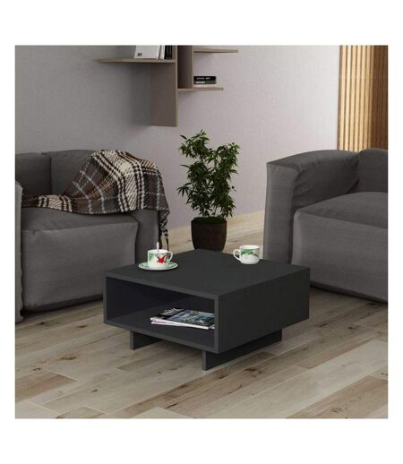 Table basse en aggloméré anthracite Hola