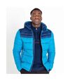 Dare 2B Mens Hot Shot Hooded Puffer Jacket (Dark Methyl Blue/Nightfall Navy)