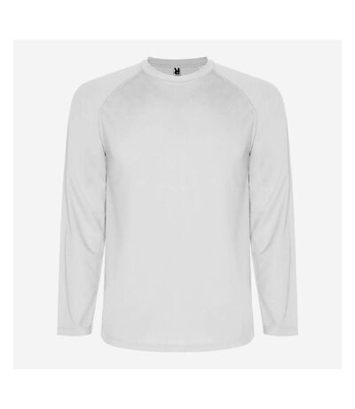 Mens montecarlo long-sleeve sports t-shirt blanc Roly