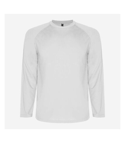 Mens montecarlo long-sleeve sports t-shirt blanc Roly