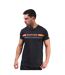 Mens Chest Stripe T-shirt Navy Lambretta-1