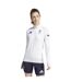 Womens/ladies Team Gb Performance Quarter Zip Tracksuit Top White Adidas-4