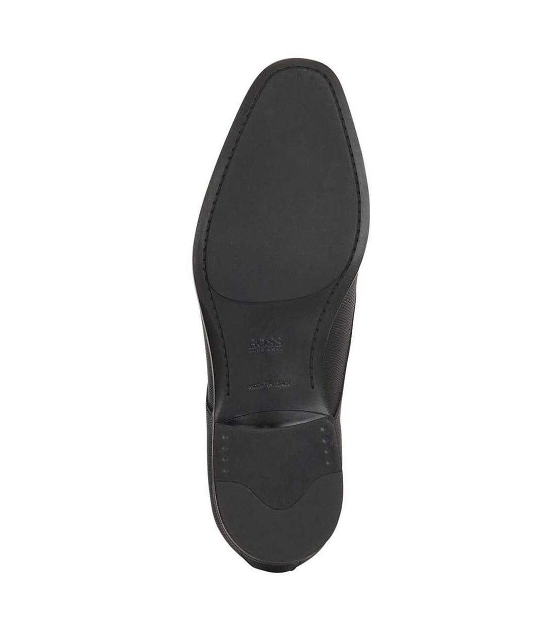 Mens Kensington Leather Derby Shoes Black Boss-3