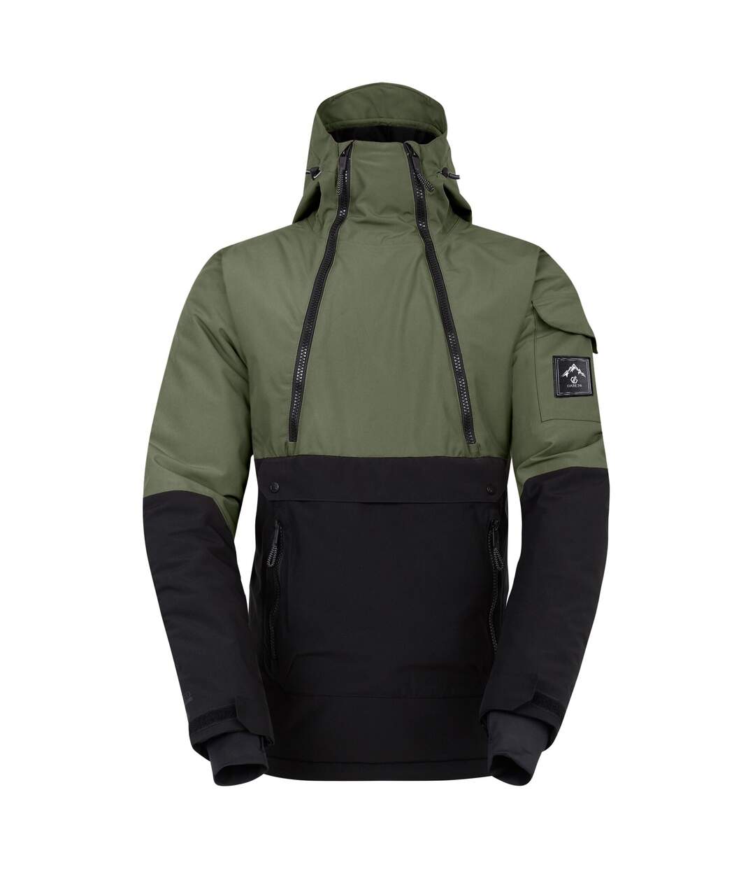 Mens T-bar Overhead Ski Jacket Olivine Green Black Dare 2B-1