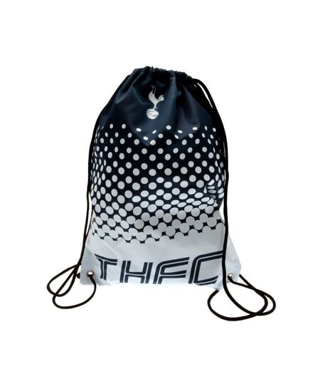 Tottenham Hotspur FC Fade Design Drawstring Gym Bag (Navy/White) (17.3 x 13in)