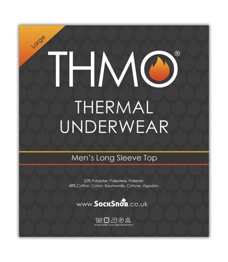 Mens Long Sleeve Super Soft & Warm Thermal Top