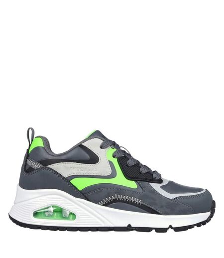 Baskets colour surge garçon charbon / vert clair Skechers