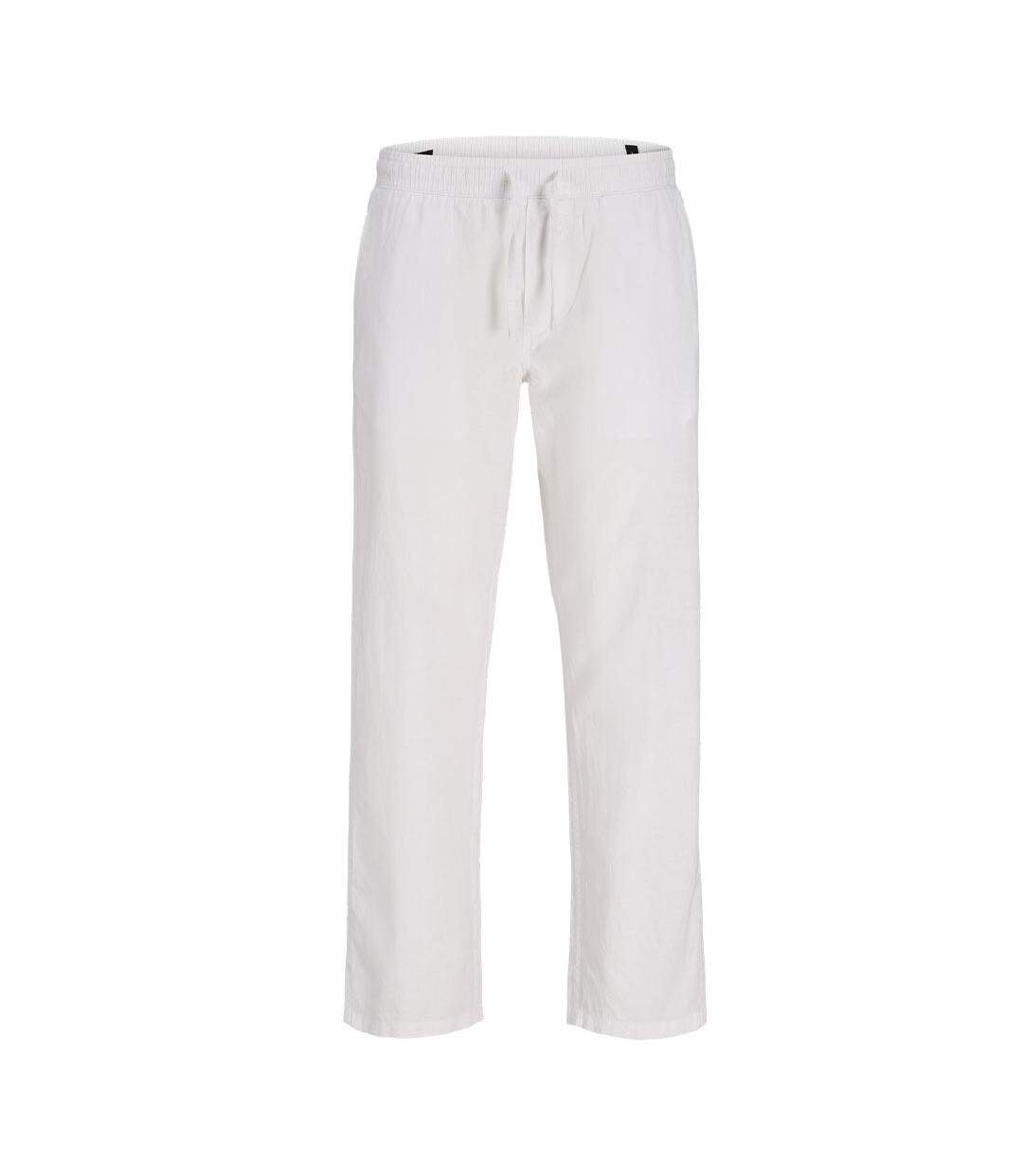 Pantalon chino blanc jack & jones paros breeze-1