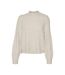 Pull beige femme vero moda melya-1