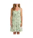 Robe beige/verte femme only selina-1
