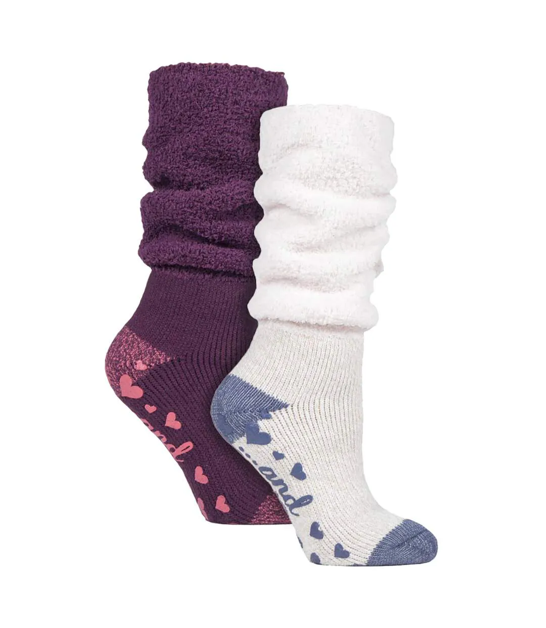 2 Pack Ladies Slouch Socks Soft Cosy Warm Lounge Winter Socks-1