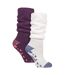 2 Pack Ladies Slouch Socks Soft Cosy Warm Lounge Winter Socks-1