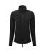 Premier Womens/Ladies Artisan Contrast Trim Fleece Jacket (Black/Black) - UTPC5288