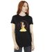 Disney - T-shirt BEAUTY AND THE BEAST I'D RATHER BE READING - Femme (Noir) - UTBI14324-2