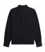 Mens Plain Twill Overshirt Black Fred Perry-3