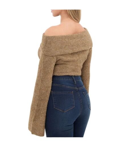 Pull Femme Marron Clair I Saw It First