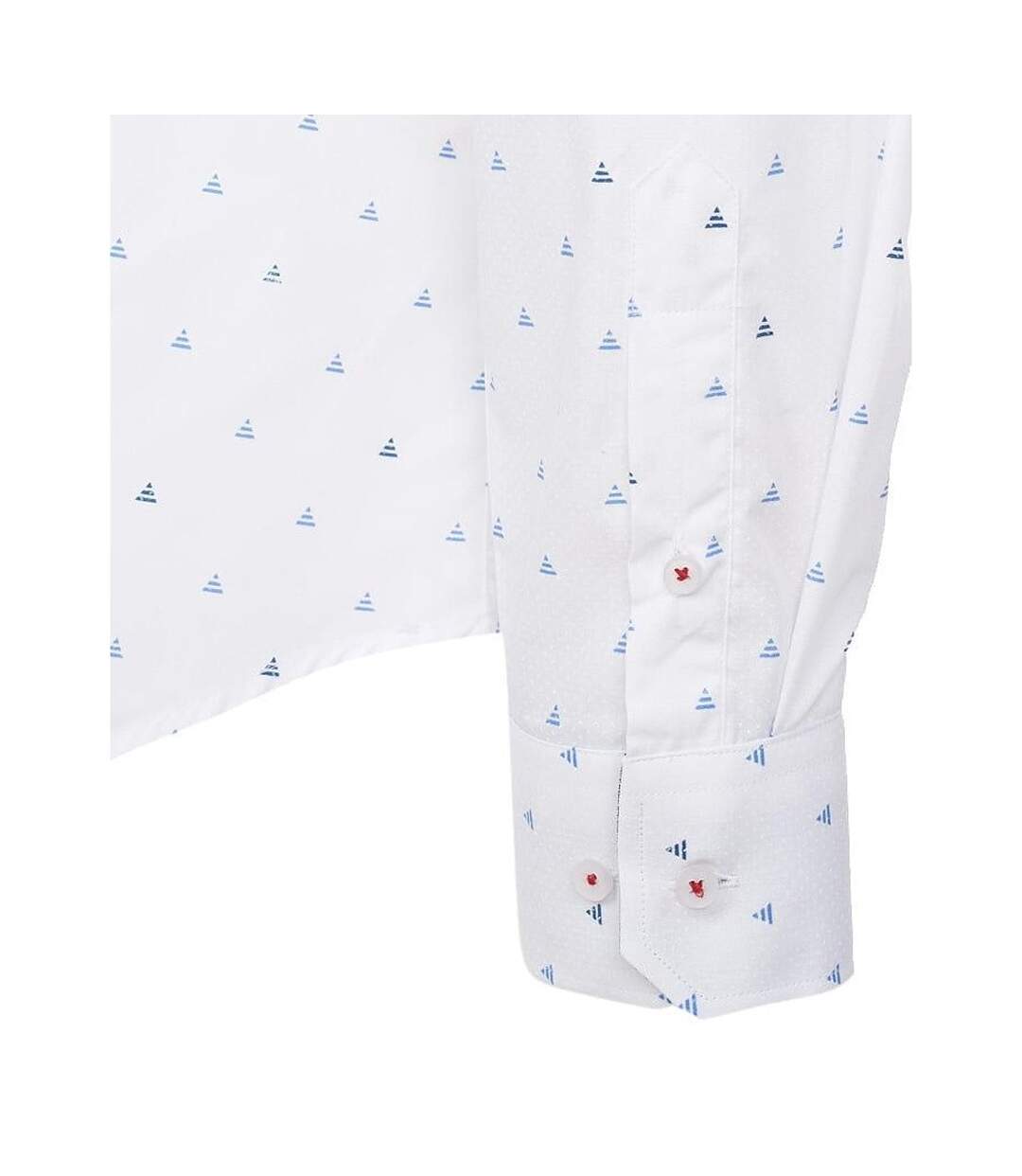 Chemise Los Angeles Homme Blanc Di Selentino-4