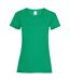 Womens/Ladies Value Fitted Short Sleeve Casual T-Shirt (Green) - UTBC3901