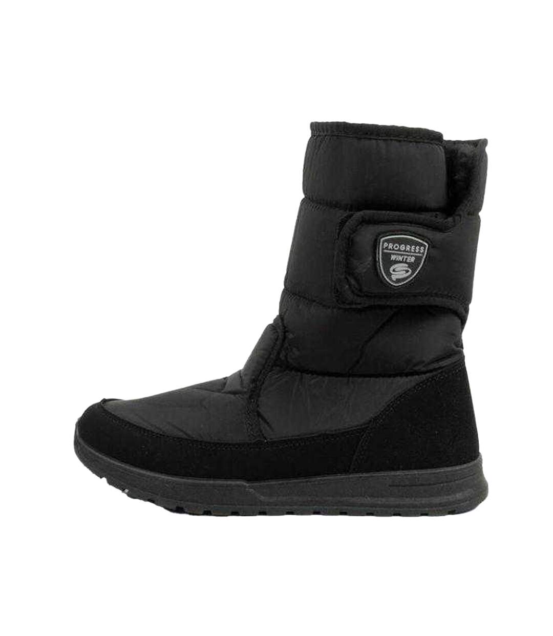 Après-skis Motif/style Logo Homme Noir Progressive-3