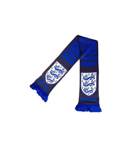England FA Named Crest Scarf (Navy/Royal Blue) (One Size) - UTSG21851
