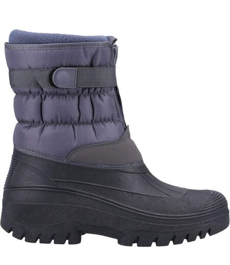Cotswold Unisex Adult Chase Zip Touch Fastening Snow Boots (Gray) - UTFS10260