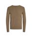 Pull marron homme jack & jones emile-3
