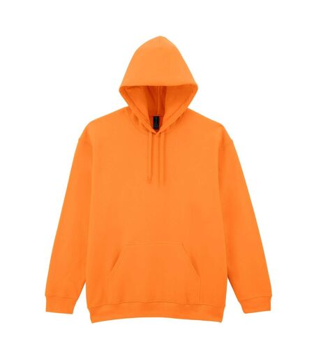 Sweat à capuche homme mandarine Gildan Gildan