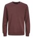 Sweat col rond - JACK&JONES - Unisexe - JJ3900 - rouge vin port royal