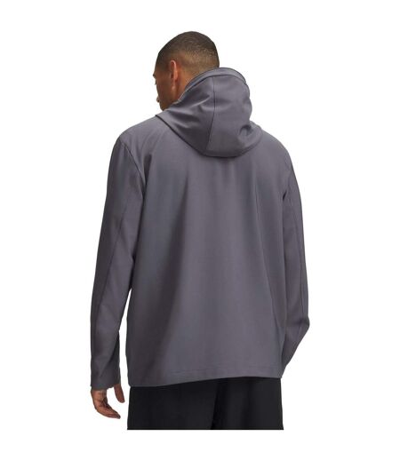 Mens Unstoppable Performance Training Hooded Jacket Charcoal Grey Under Armour
