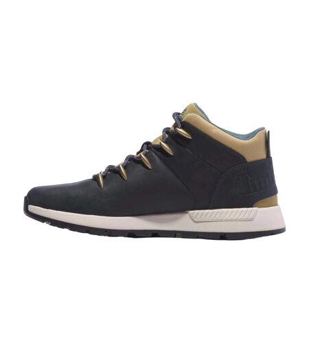 Mens Sprint Trekker Leather Lace Up Mid Boots Blue Timberland