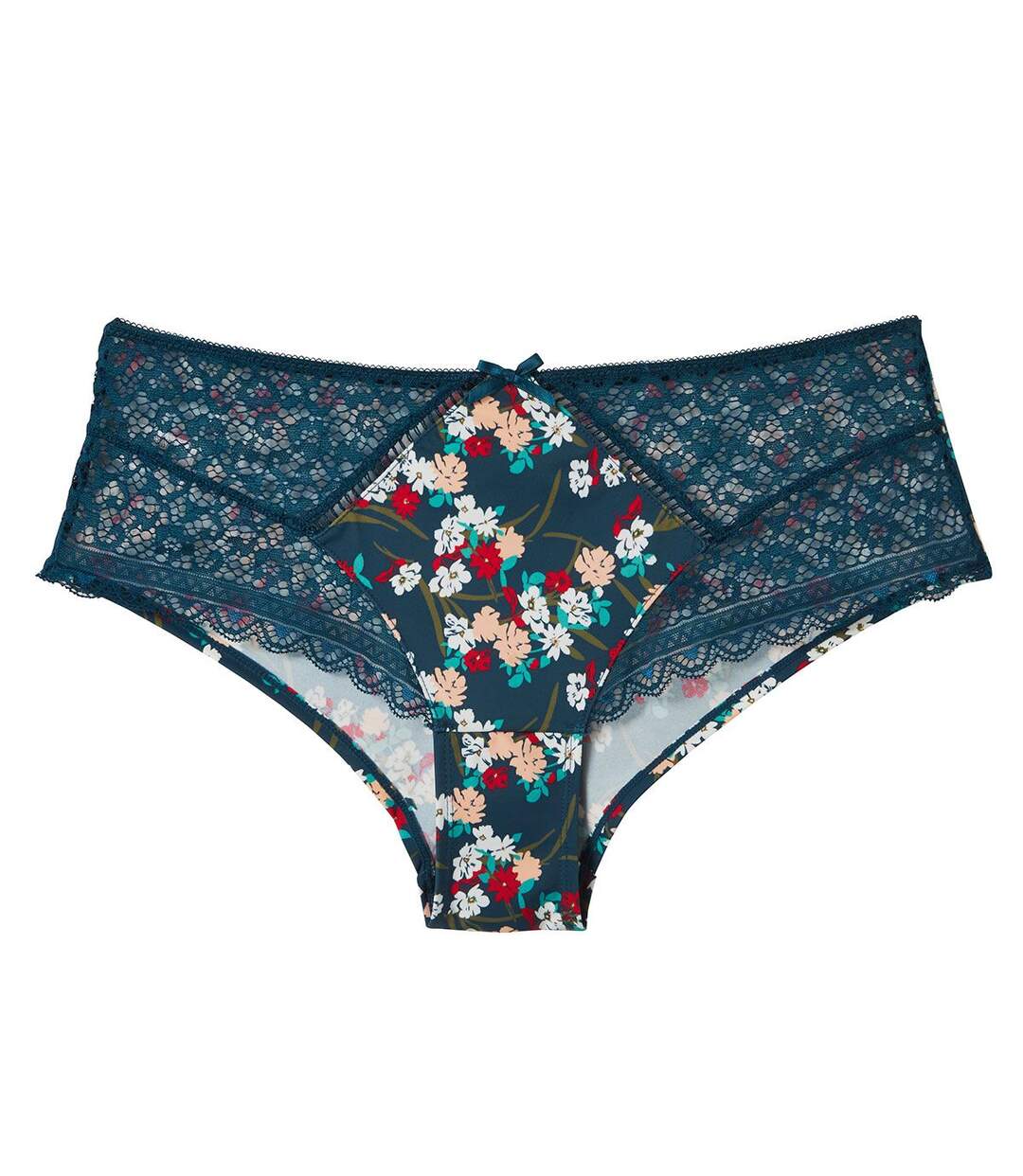 Shorty turquoise/rouge Elena-1