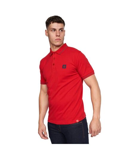 Polo feltar homme rouge Duck and Cover