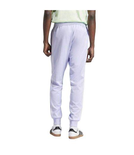 Mens Originals 3 Stripes Jogging Bottoms Purple Adidas