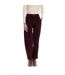 Pantalon Uni À Taille Élastiquée Loz Femme Marron Foncé Trespass-4