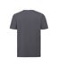 T-shirt Motif/style Uni Homme Gris Foncé Uni Russell Pure Organic-2