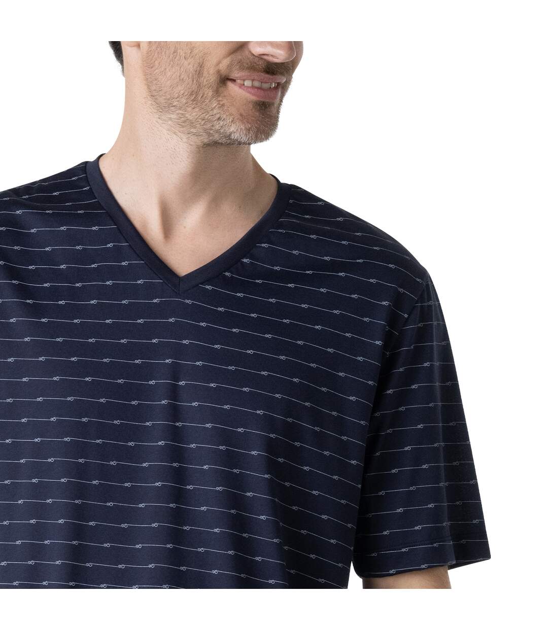 Pyjama court homme Mercerisé Eminence-5