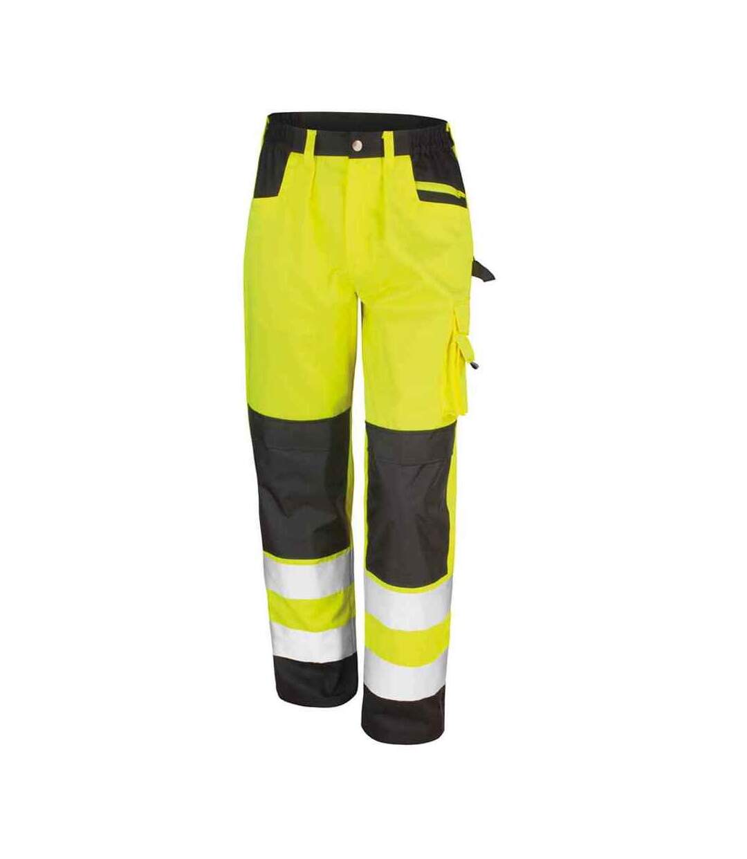 Pantalon cargo adulte jaune fluo SAFE-GUARD by Result-1