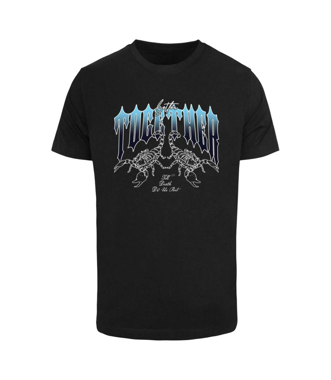T-shirt Motif/style Scorpion Better Together Homme Noir Mister Tee-2