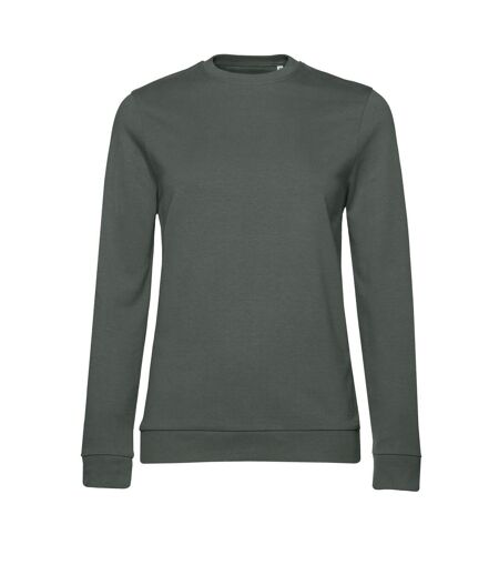 Sweat Femme Gris Kaki B&C