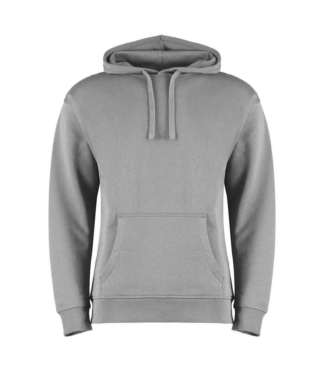 Sweat Capuche Hommes Gris Chiné Kustom Kit-1