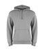 Sweat Capuche Hommes Gris Chiné Kustom Kit-1