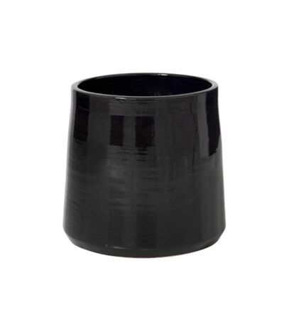 Paris Prix - Cache Pot En Céramique tolga 28cm Noir