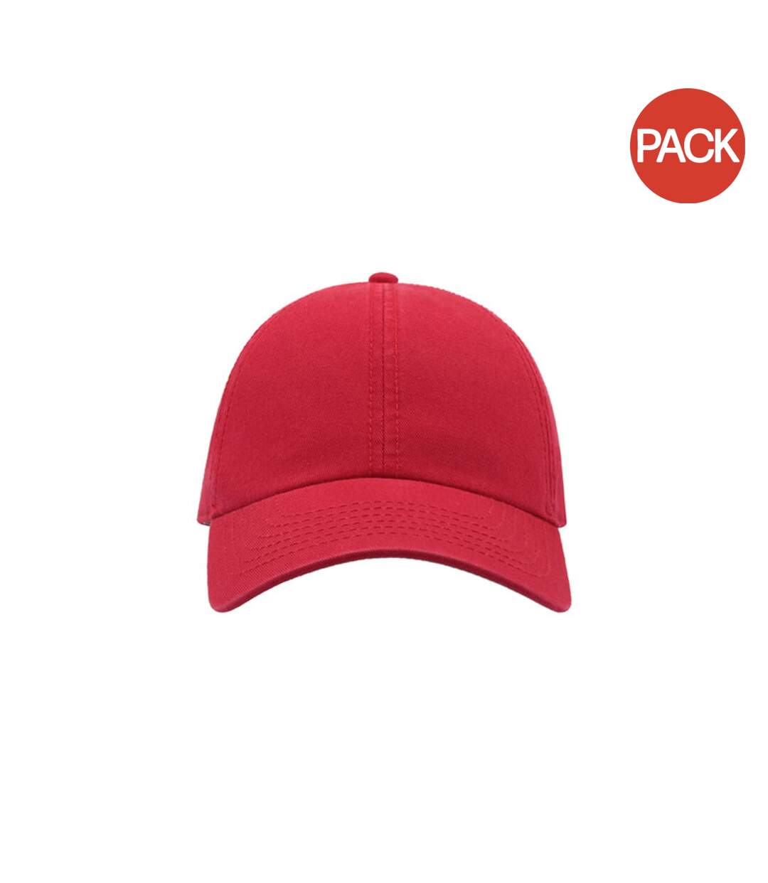 Lot de 2  casquettes action adulte rouge Atlantis-1