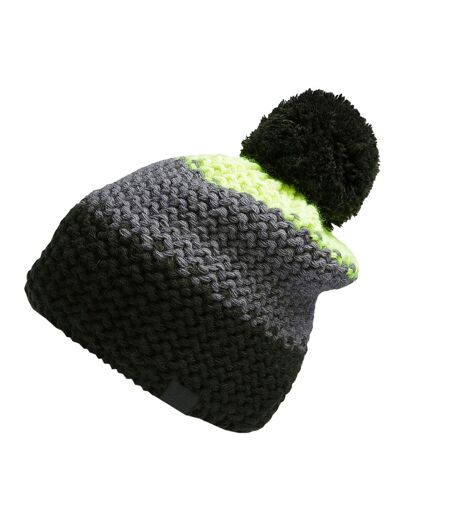 Bonnet Motif/style Logo Hjz22 Noir Gris 4F