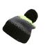 Bonnet Motif/style Logo Hjz22 Noir Gris 4F-2