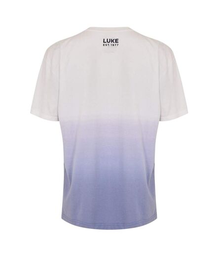 T-shirt Manches Courtes Motif/style Ombré Homme Bleu Marine Luke